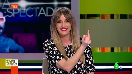 La peineta de Anna Simon a Santi Alverú que levanta la ovación de los zapeadores La peineta de Anna Simon a Santi Alverú que levanta la ovación de los zapeadores