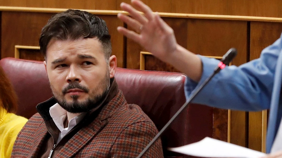 Gabriel Rufián en el Congreso