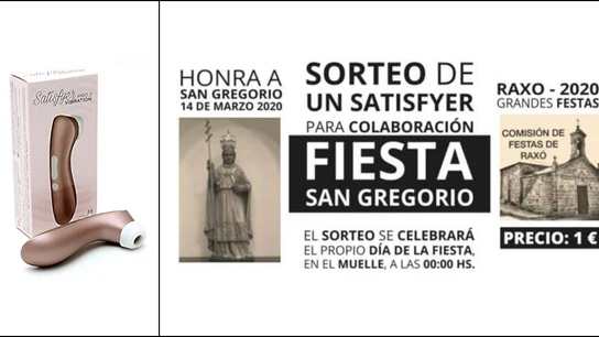 Sorteo de un Satisfyer en las fiestas de Raxó Sorteo de un Satisfyer en las fiestas de Raxó
