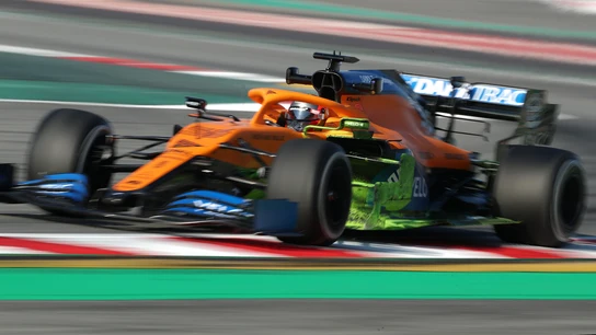 Carlos Sainz en la primera jornada de los test de pretemporada Carlos Sainz en la primera jornada de los test de pretemporada