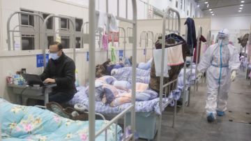 Hospital de China con afectados del coronavirus