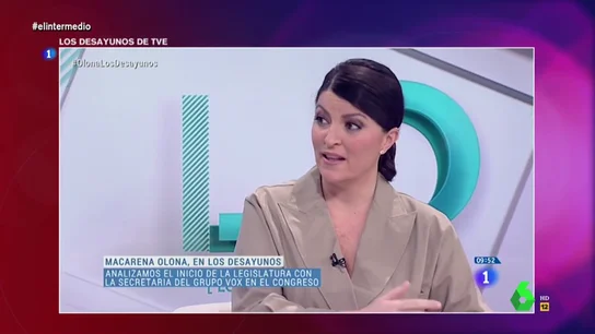 La última 'voxería' de Macarena Olona: asegura que se enseña "sexo anal" a "niños de cero a seis años" La última 'voxería' de Macarena Olona: asegura que se enseña "sexo anal" a "niños de cero a seis años"