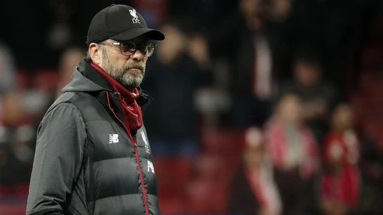 Klopp, durante el partido contra el Atlético de Madrid Klopp, durante el partido contra el Atlético de Madrid