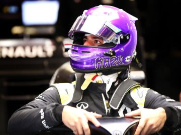Daniel Ricciardo en los primeros test de la temporada Daniel Ricciardo en los primeros test de la temporada
