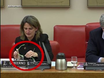 Así es como Teresa Ribera consiguió "aguantar la dignidad" tras sufrir un percance: "No se sabe si se acaba de estampar contra un árbol" Así es como Teresa Ribera consiguió "aguantar la dignidad" tras sufrir un percance: "No se sabe si se acaba de estampar contra un árbol"
