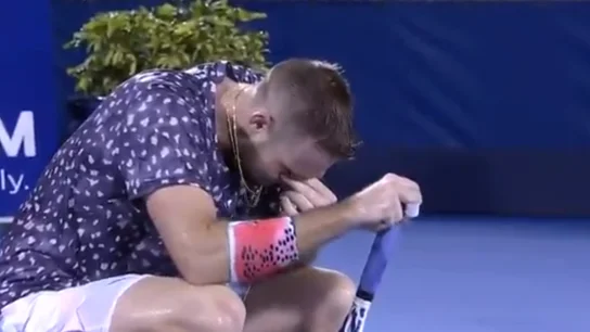 Jack Sock, emocionado tras ganar su primer partido desde 2018 Jack Sock, emocionado tras ganar su primer partido desde 2018