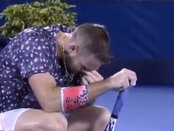 Jack Sock, emocionado tras ganar su primer partido desde 2018 Jack Sock, emocionado tras ganar su primer partido desde 2018