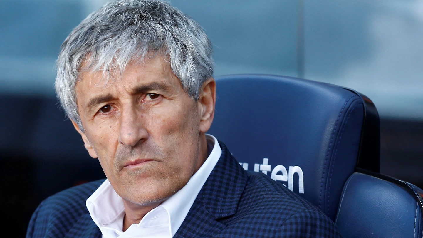 Quique Setién, entrenador del FC Barcelona Quique Setién, entrenador del FC Barcelona