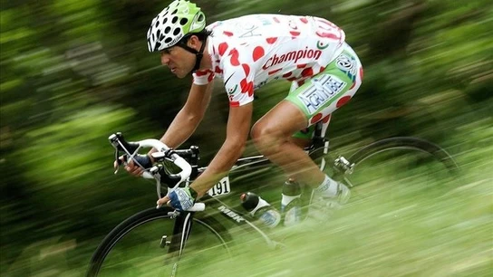 Juanmi Moreno, durante una etapa Juanmi Moreno, durante una etapa
