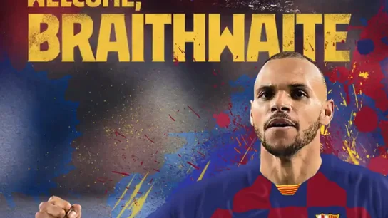 Braithwaite, nuevo jugador del FC Barcelona Braithwaite, nuevo jugador del FC Barcelona