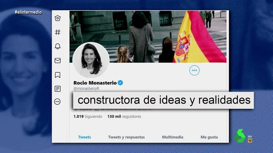 "Una constructora de ideas y realidades": el llamativo perfil de la 'arquitecta' Rocío Monasterio que 'descoloca' a Wyoming "Una constructora de ideas y realidades": el llamativo perfil de la 'arquitecta' Rocío Monasterio que 'descoloca' a Wyoming