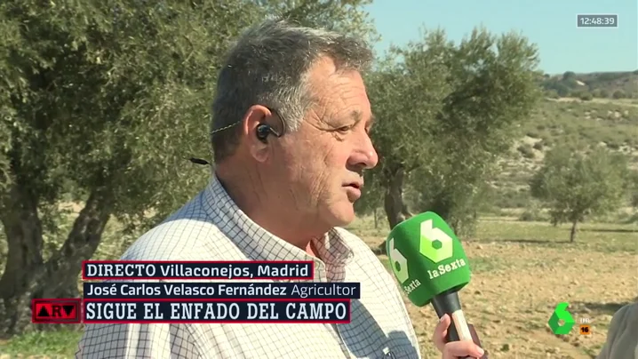 José Carlos Velasco, agricultor