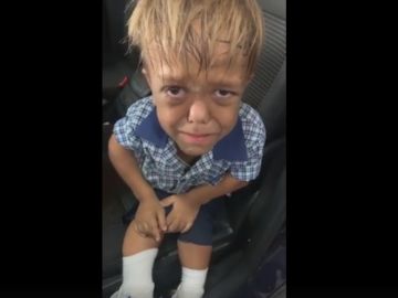 Imagen de Quaden en el vídeo compartido por su madre Imagen de Quaden en el vídeo compartido por su madre