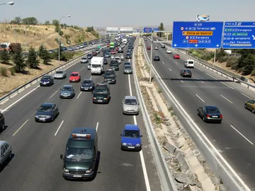 Tráfico en las carreteras próximas a Madrid Tráfico en las carreteras próximas a Madrid