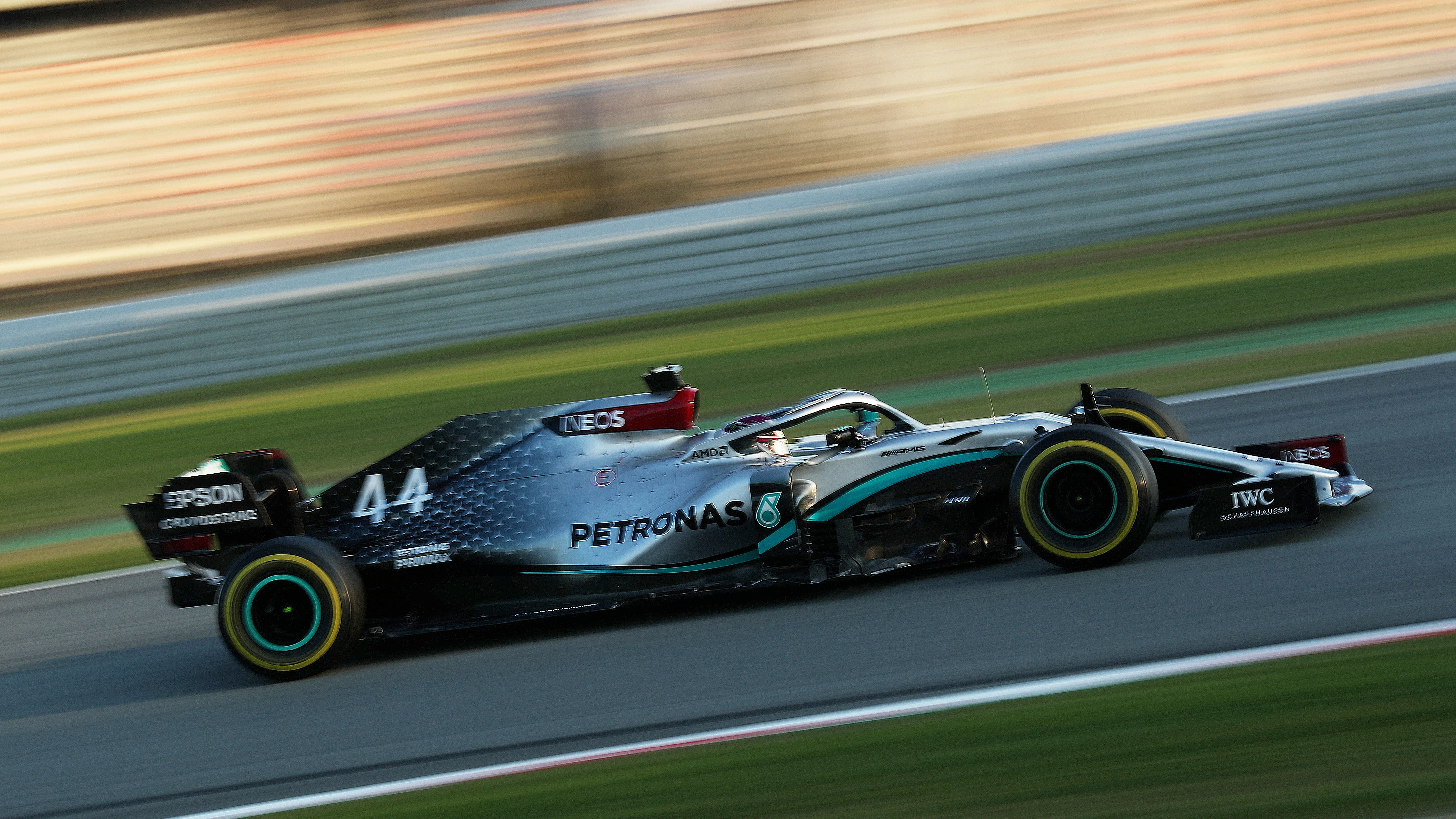 Lewis Hamilton en los test de pretemporada