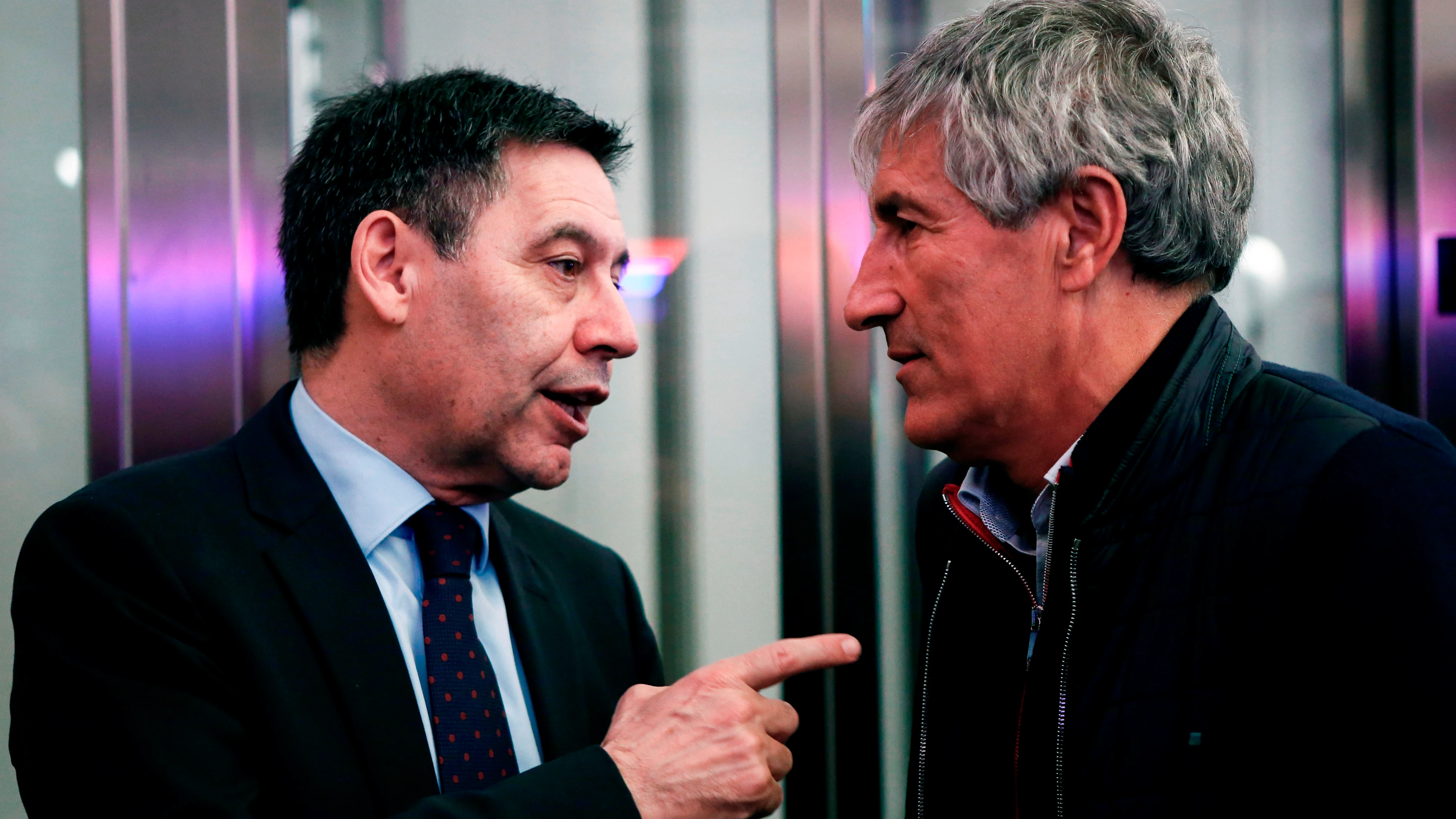 Bartomeu y Setién.