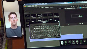La app Hawkeye en acción con un iPhone