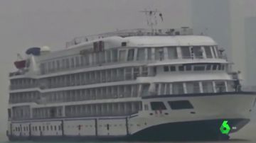 Crucero que servirá de alojamiento para médicos y sanitarios en Wuhan