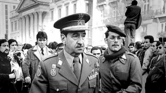 El general Alfonso Armada, en las proximidades del Congreso de los Diputados El general Alfonso Armada, en las proximidades del Congreso de los Diputados