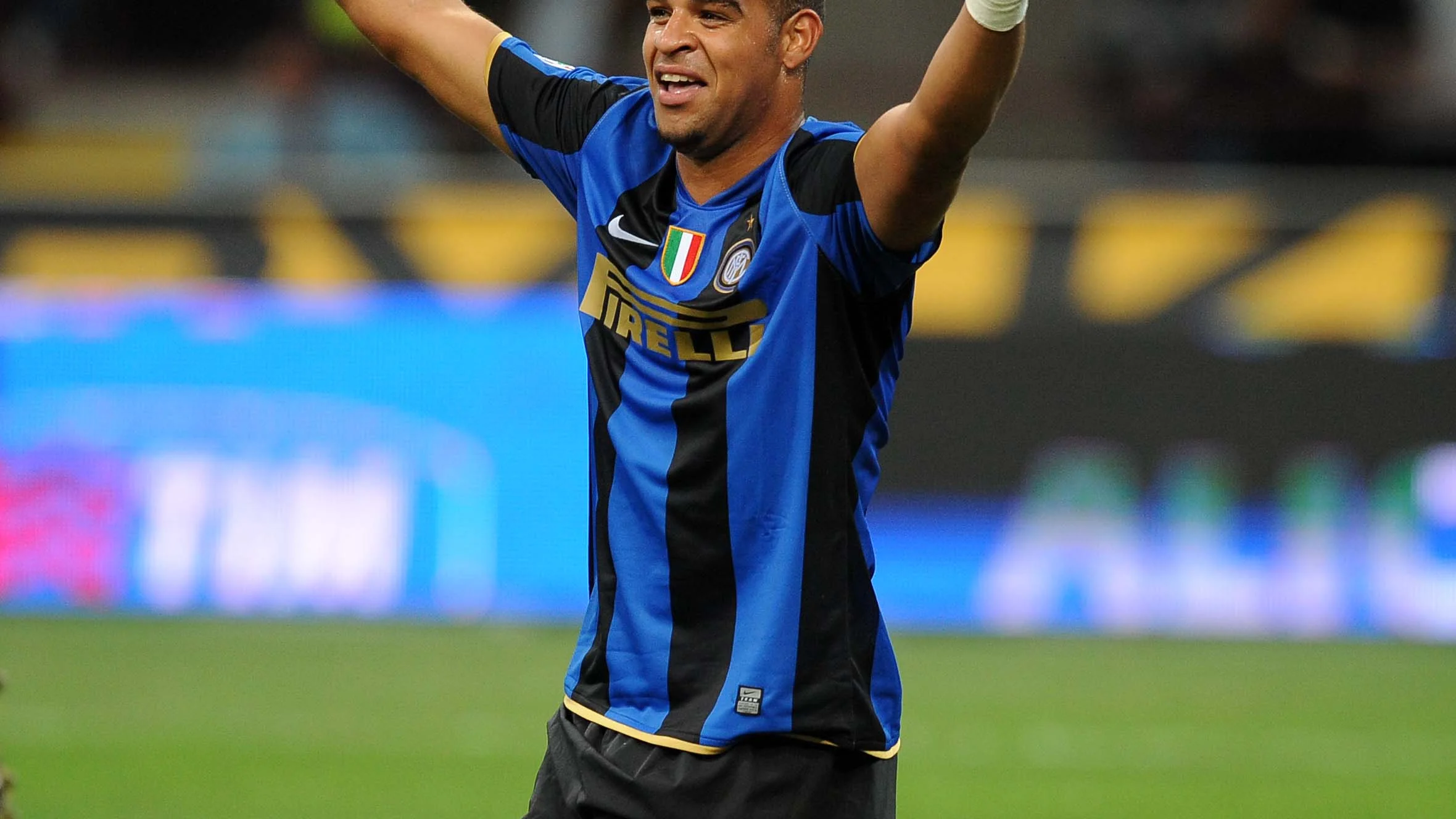 Adriano, con el Inter de Milán.