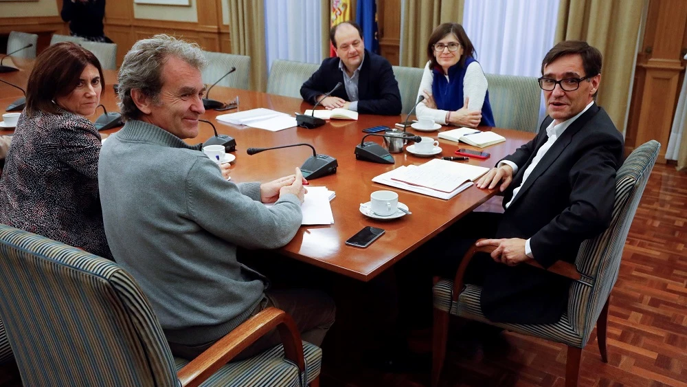 Imagen de la reunión del Comité de Seguimiento del Coronavirus