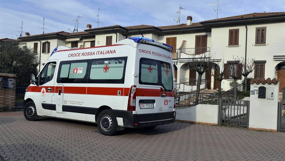 Imagen de una ambulancia en Italia