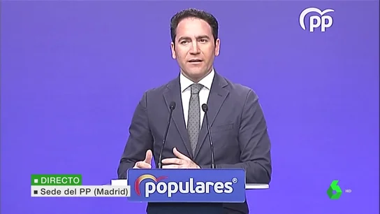 Teodoro García-Egea: "Sólo encontrarán en mí y en Casado palabras de reconocimiento hacia Alfonso Alonso" Teodoro García-Egea: "Sólo encontrarán en mí y en Casado palabras de reconocimiento hacia Alfonso Alonso"