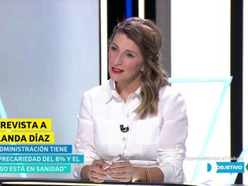 Yolanda Díaz: "Prometimos subir el salario mínimo a 1.200 euros de aquí a que acabe la legislatura, y se va a cumplir" Yolanda Díaz: "Prometimos subir el salario mínimo a 1.200 euros de aquí a que acabe la legislatura, y se va a cumplir"