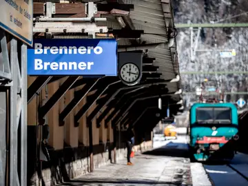 La estación de Brenner (Austria)
