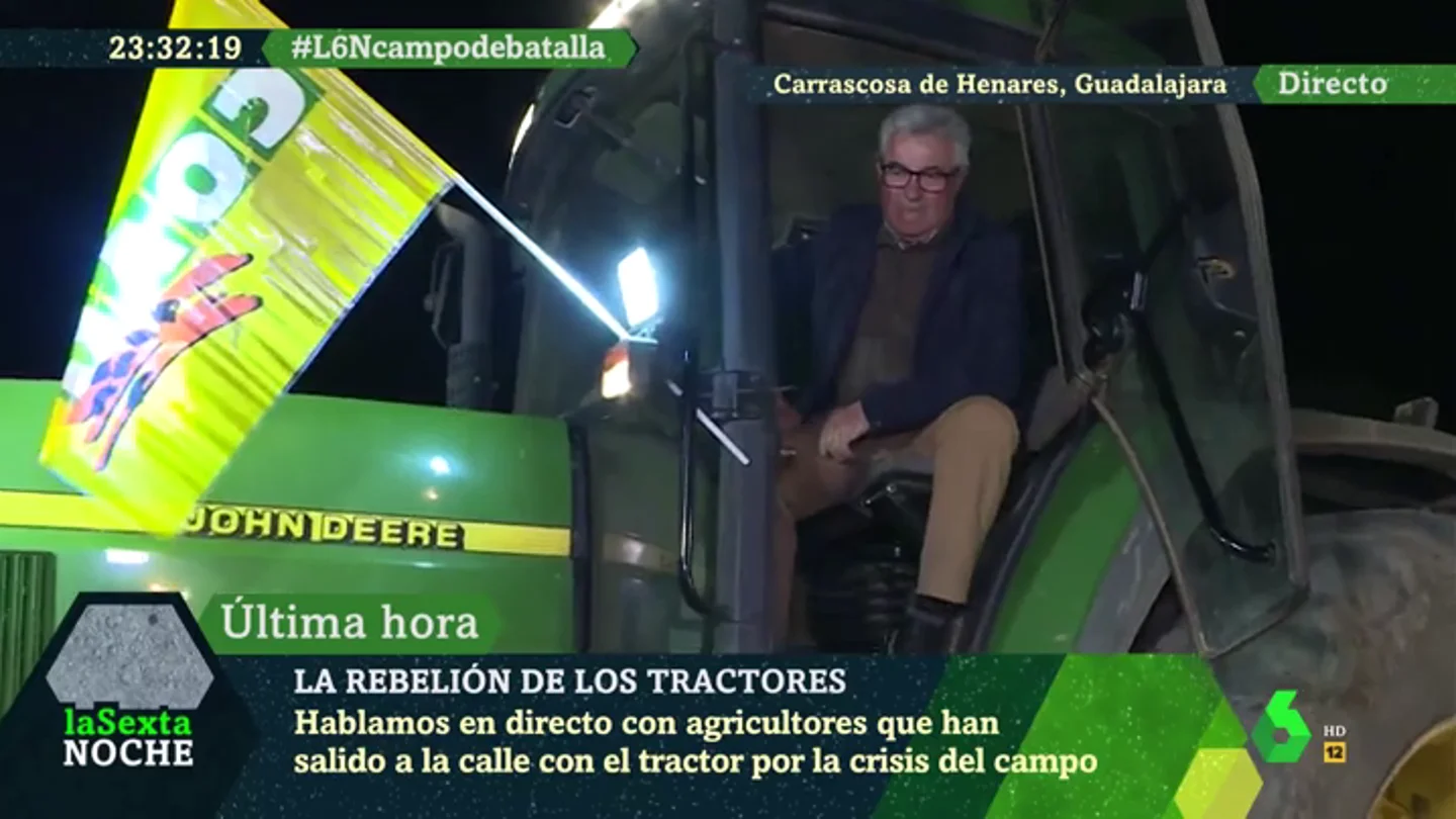 "Seguiremos en los tractores hasta que dios quiera o aguante el cuerpo": los agricultores siguen en pie de guerra en España "Seguiremos en los tractores hasta que dios quiera o aguante el cuerpo": los agricultores siguen en pie de guerra en España