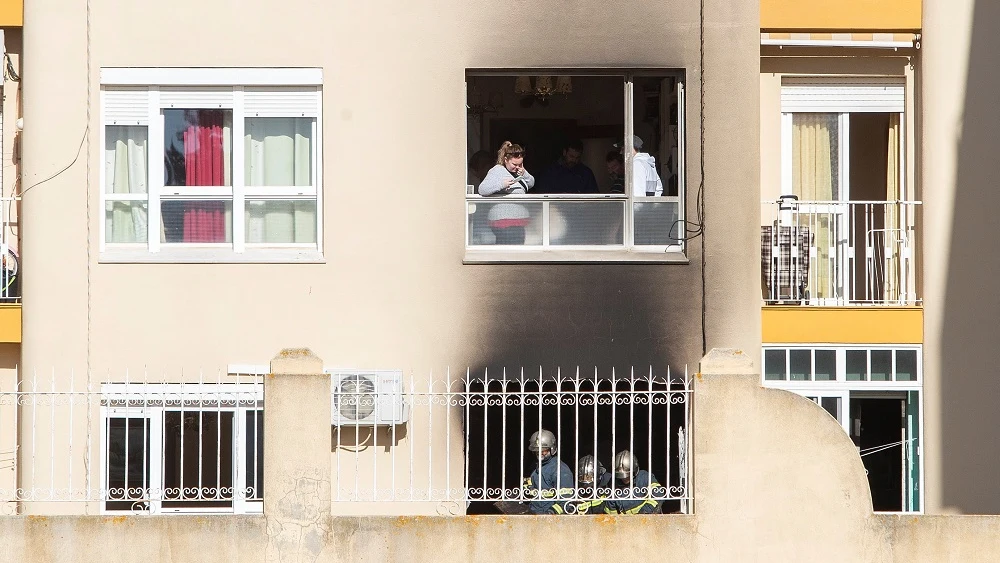 Imagen de la vivienda en la que ha fallecido un matrimonio por un incendio