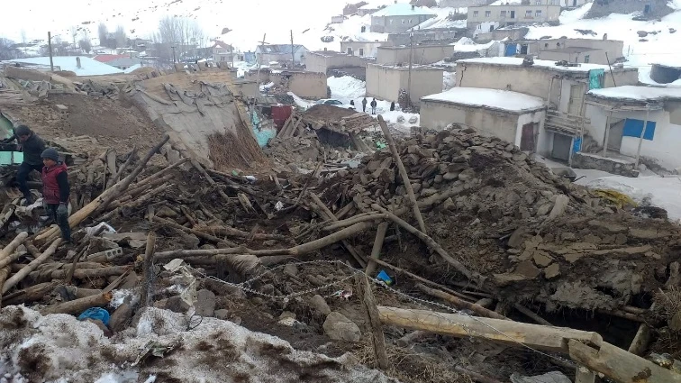 Este es el estado en el que han quedado algunas zonas en el este de Turquía tras el terremoto. 