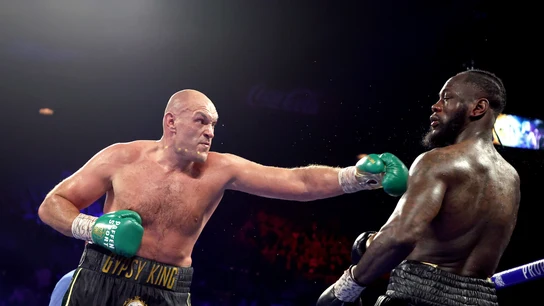 Tyson Fury frente a Deontar Wilder Tyson Fury frente a Deontar Wilder