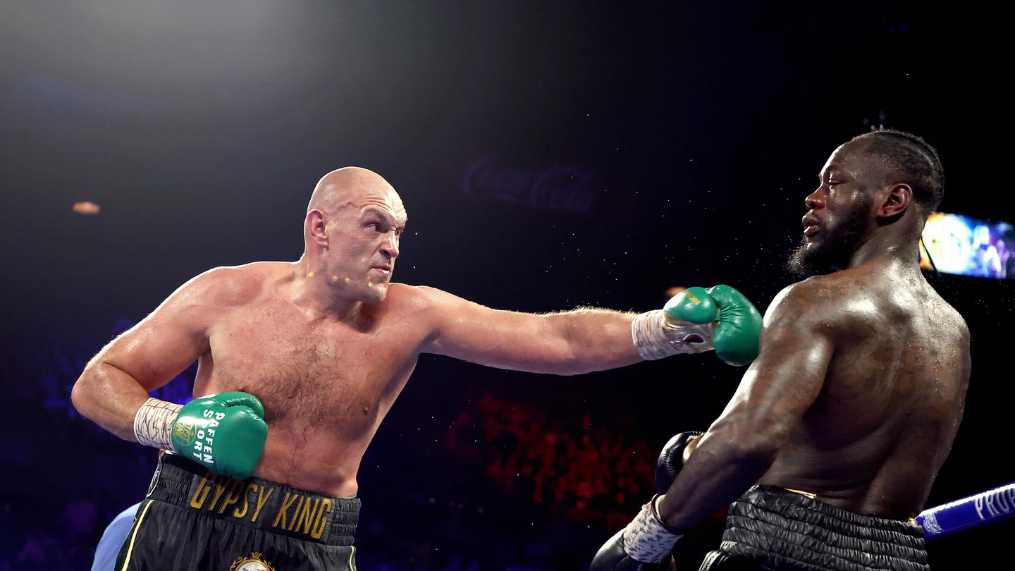Tyson Fury frente a Deontar Wilder Tyson Fury frente a Deontar Wilder