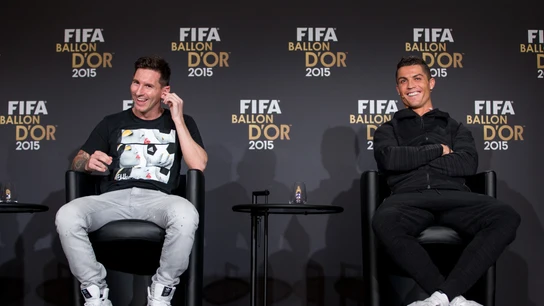 Leo Messi y Cristiano Ronaldo Leo Messi y Cristiano Ronaldo