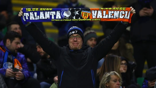 Atalanta-Valencia. Atalanta-Valencia.