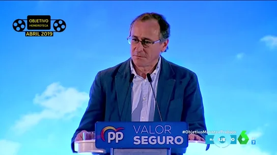 Objetivo Hemeroteca: Alfonso Alonso, de las palabras de cariño y la "confianza" con Casado a su ruptura Objetivo Hemeroteca: Alfonso Alonso, de las palabras de cariño y la "confianza" con Casado a su ruptura
