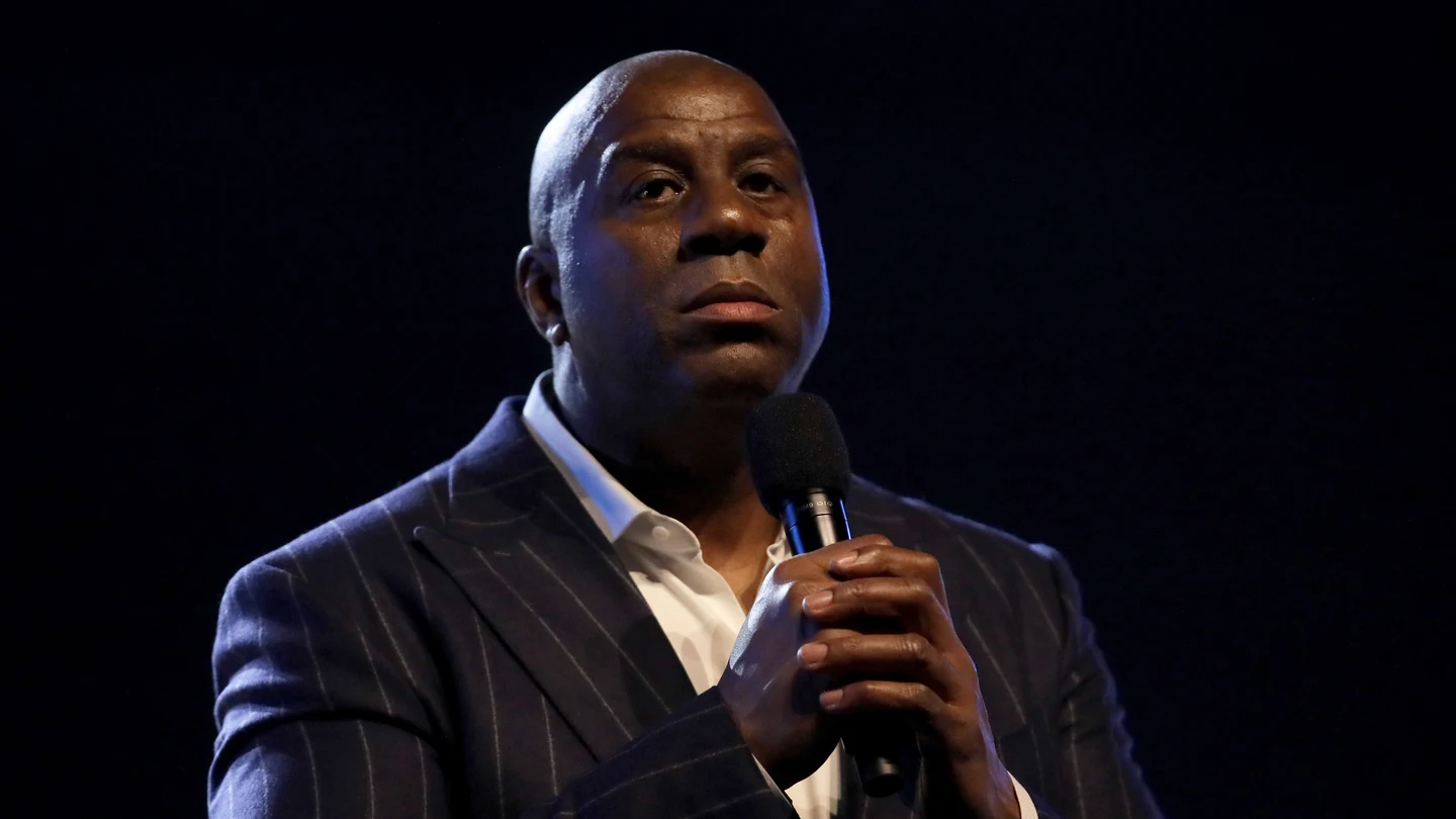 Magic Johnson. Magic Johnson.