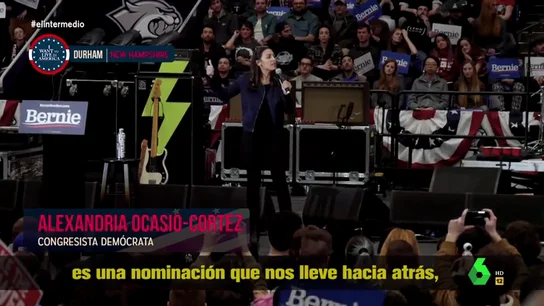 De Alexandria Ocasio a Bernie Sanders: Guillermo Fesser se adentra en el 'show electoral' de los mítines en EEUU De Alexandria Ocasio a Bernie Sanders: Guillermo Fesser se adentra en el 'show electoral' de los mítines en EEUU