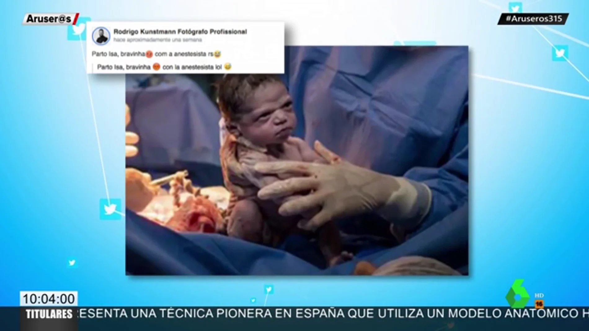 Isabela, la bebé que ha nacido 'enfadada' se hace viral por su cara de mal humor