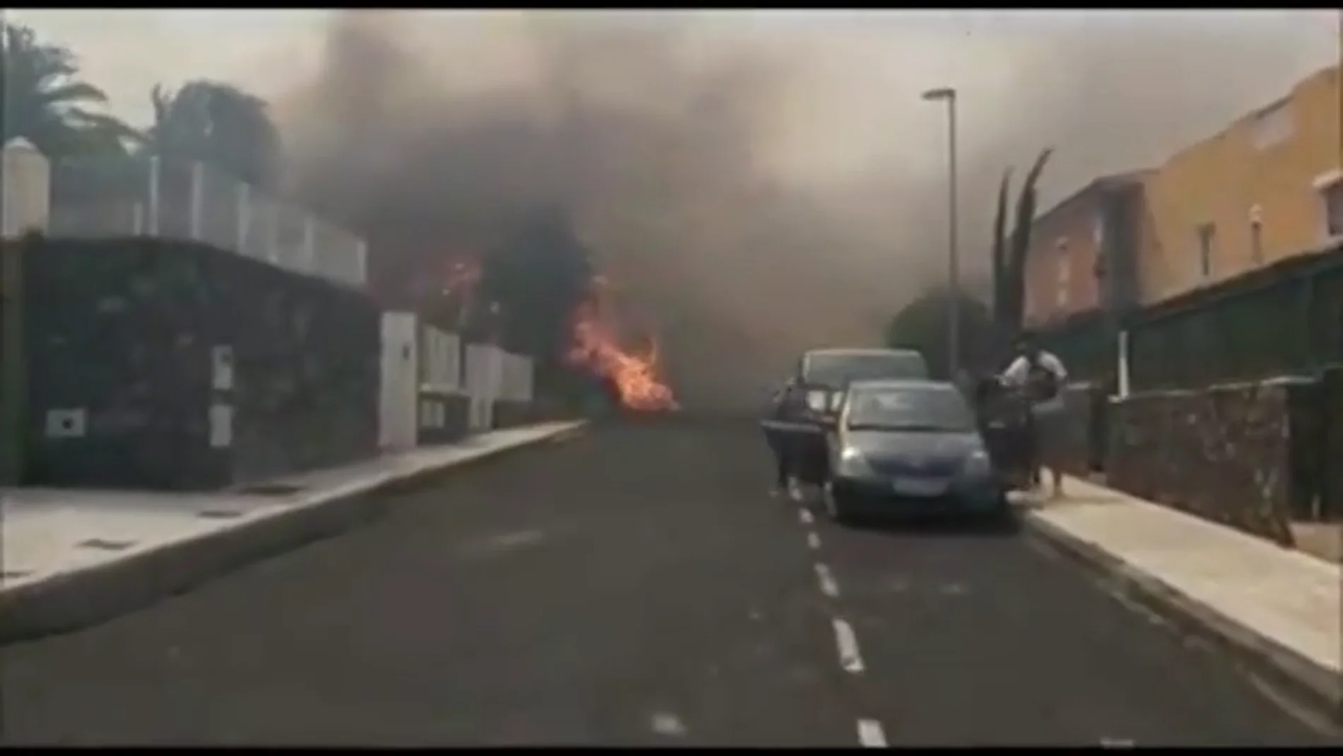 Las impactantes imágenes que reflejan cómo se están viviendo los incendios de Tenerife Norte desde dentro
