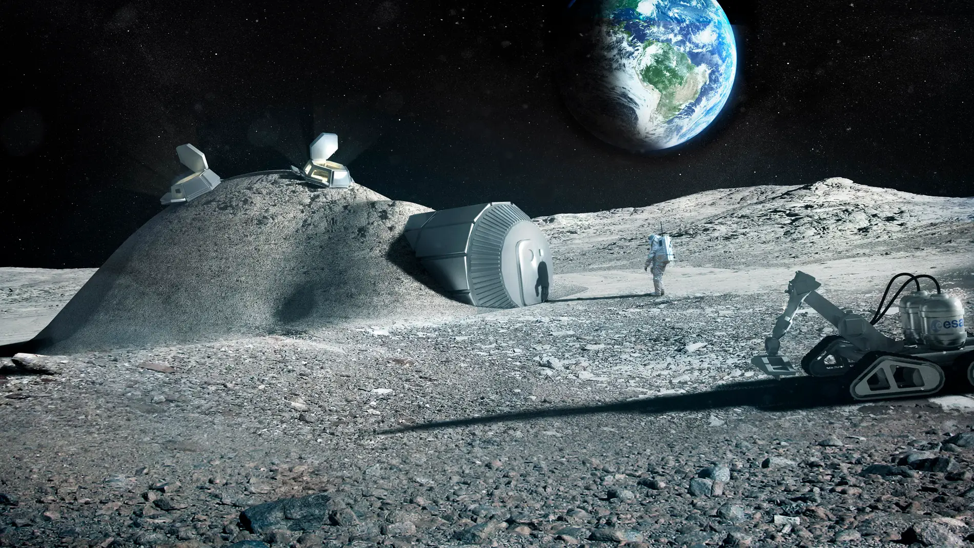 Orina de astronauta para construir bases lunares