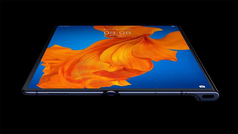 El Huawei Mate XS desplegado