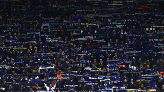 Afición del Atalanta. Afición del Atalanta.