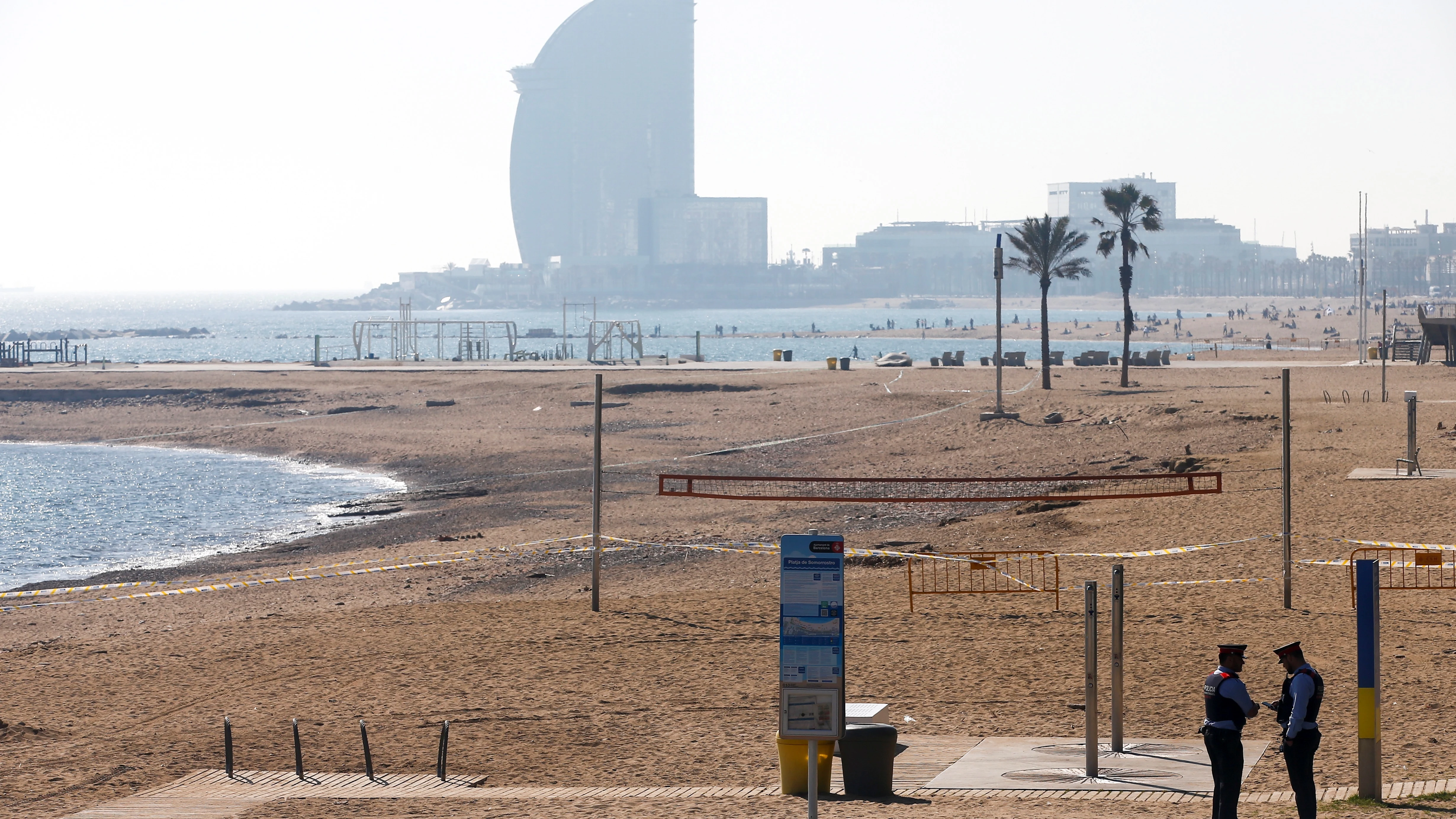 Playa de Somorrostro, en Barcelona