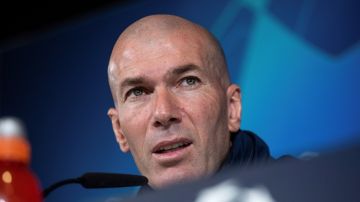 Zidane en rueda de prensa