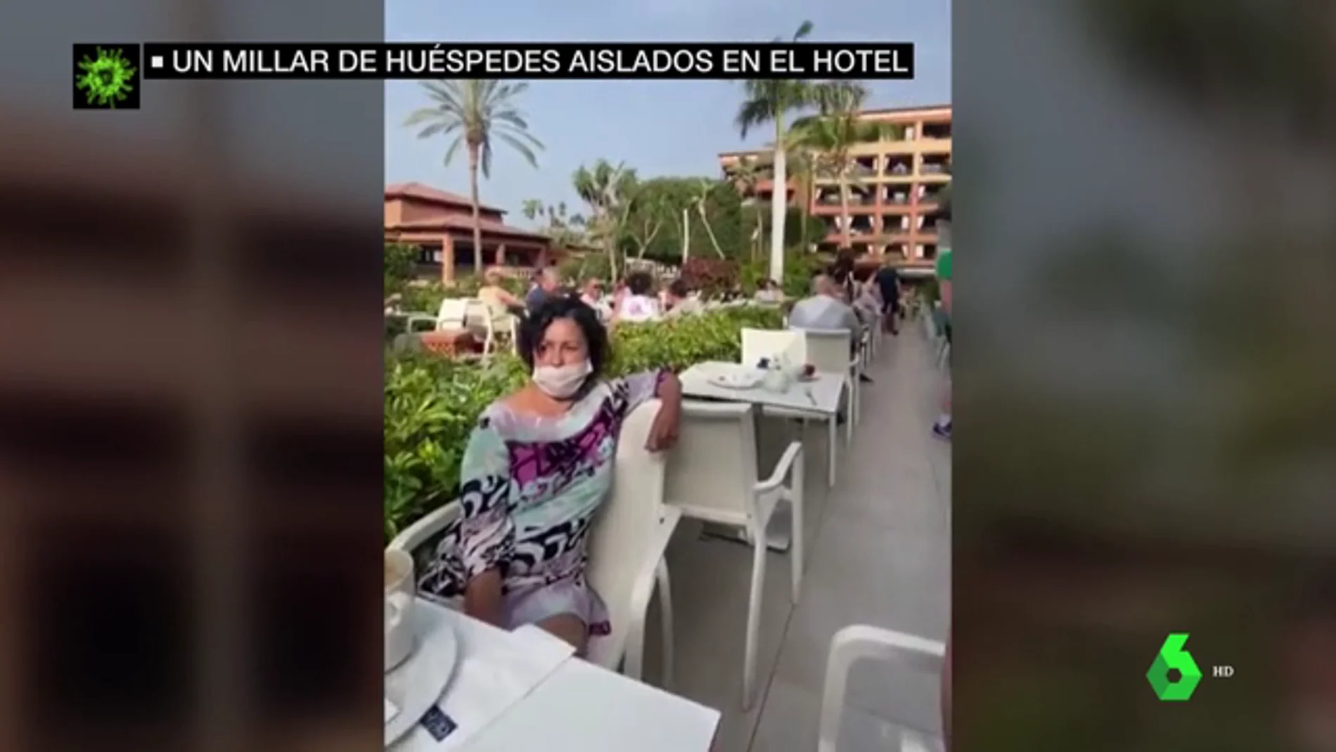 Mil personas en cuarentena en el hotel de Tenerife en el que se alojó el turista italiano con coronavirus