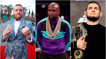 McGregor, Mayweather y Khabib