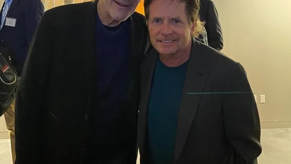 El reencuentro de Michael J. Fox y Christopher Lloyd