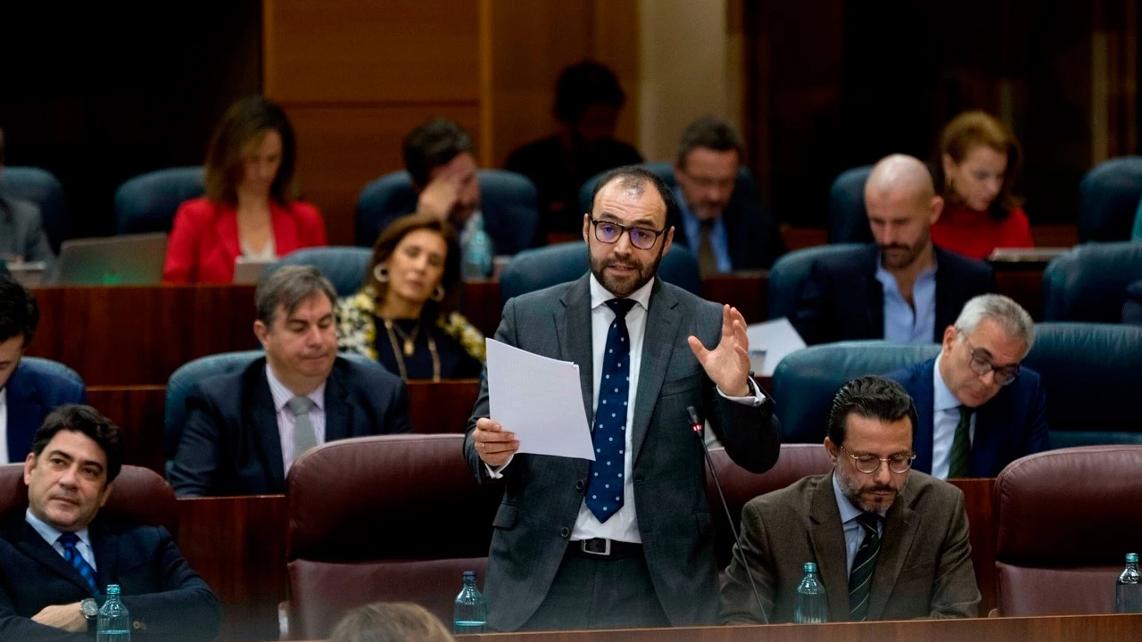 El consejero de Economía de la Comunidad de Madrid, Manuel Giménez Rasero